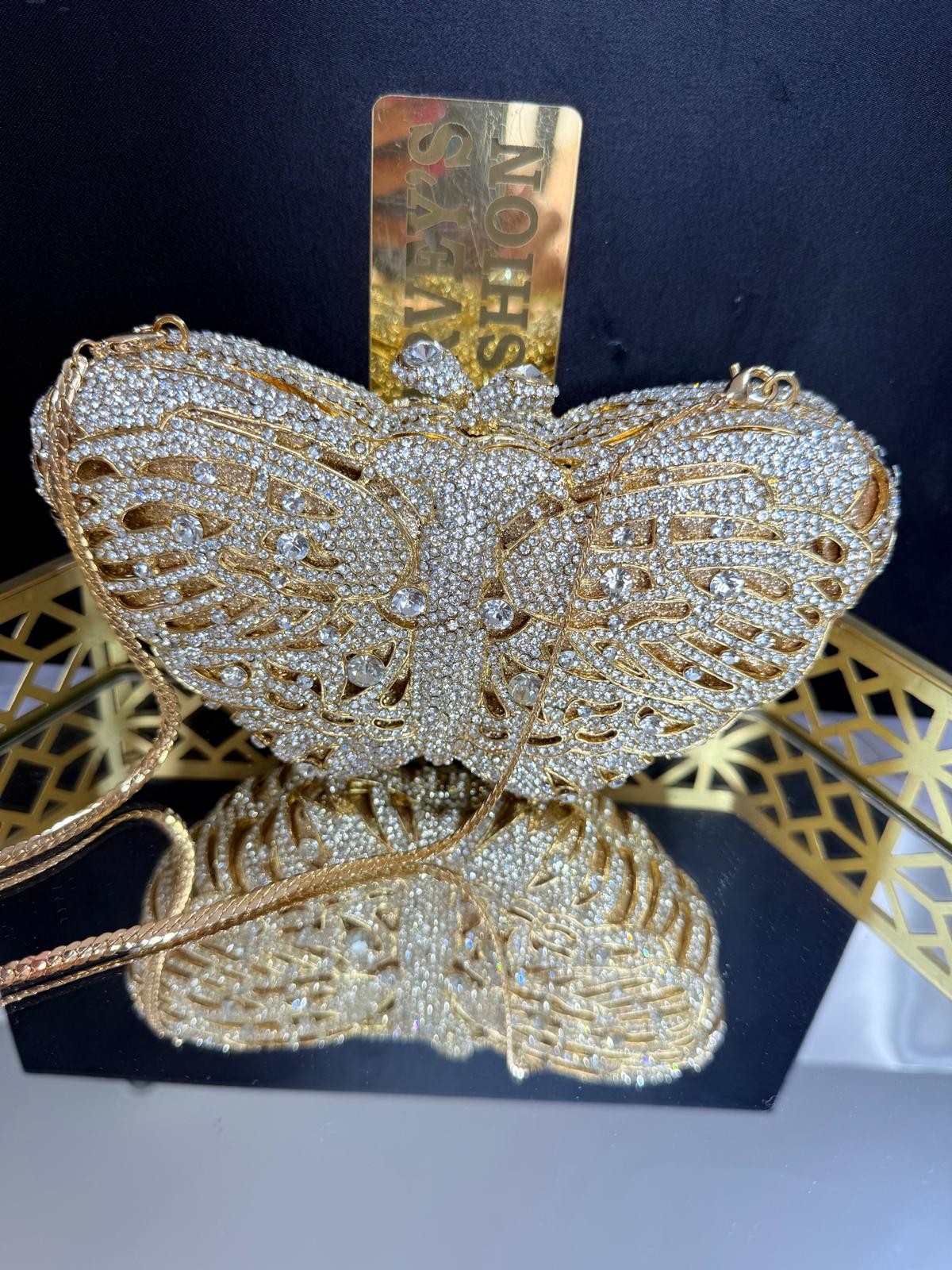 Designer clutch bag