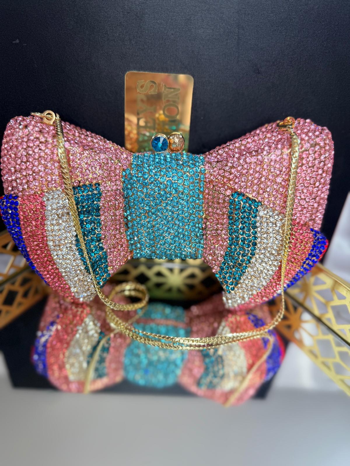 Designer clutch bag