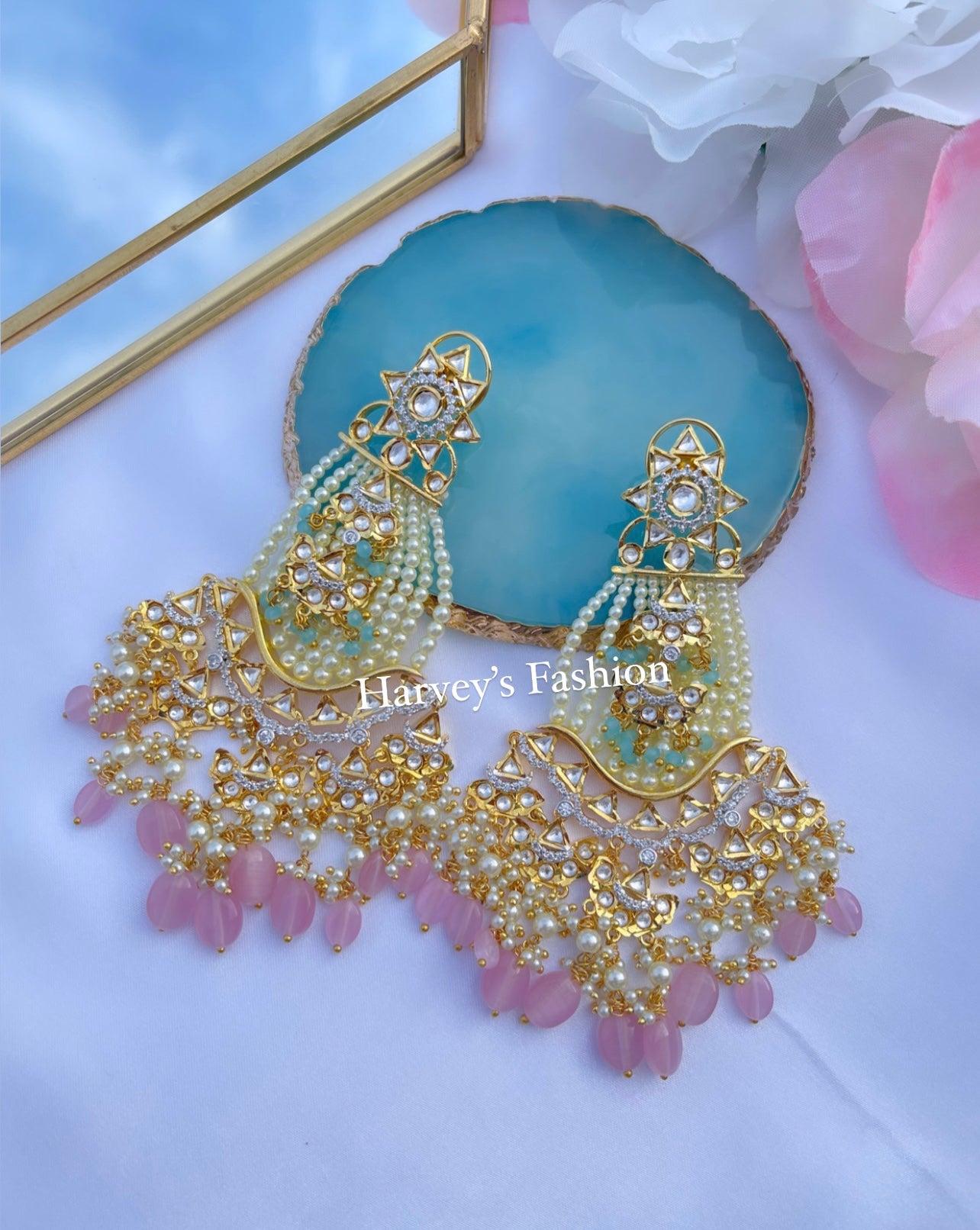 Lightweight Uncut Earring