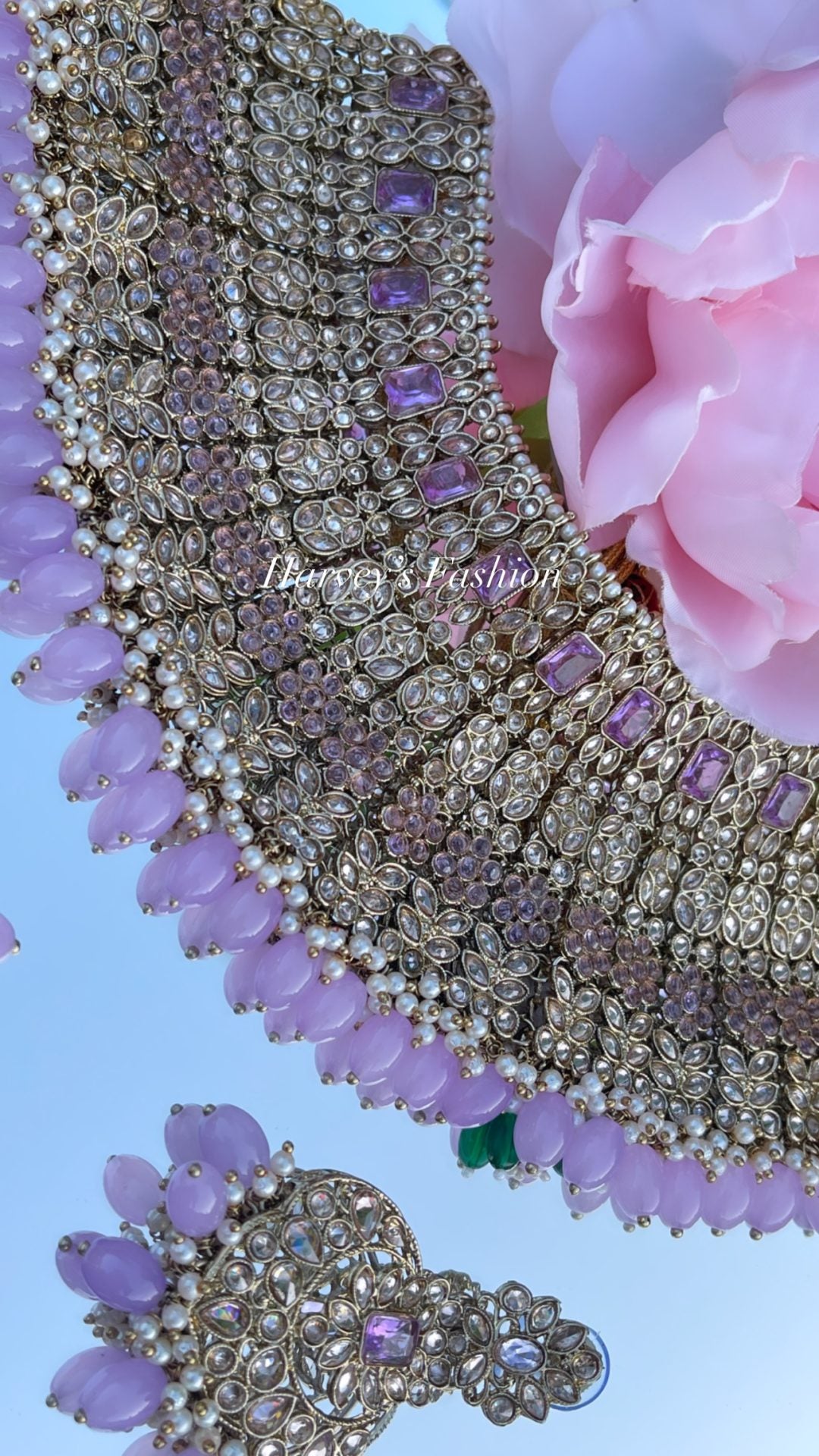 Noor Lavender Bridal Set