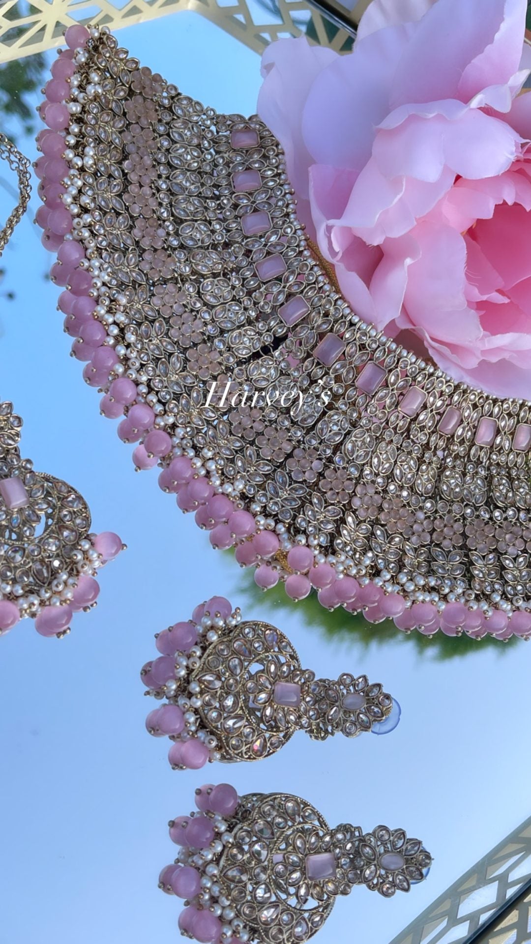 Noor Baby Pink Bridal Set