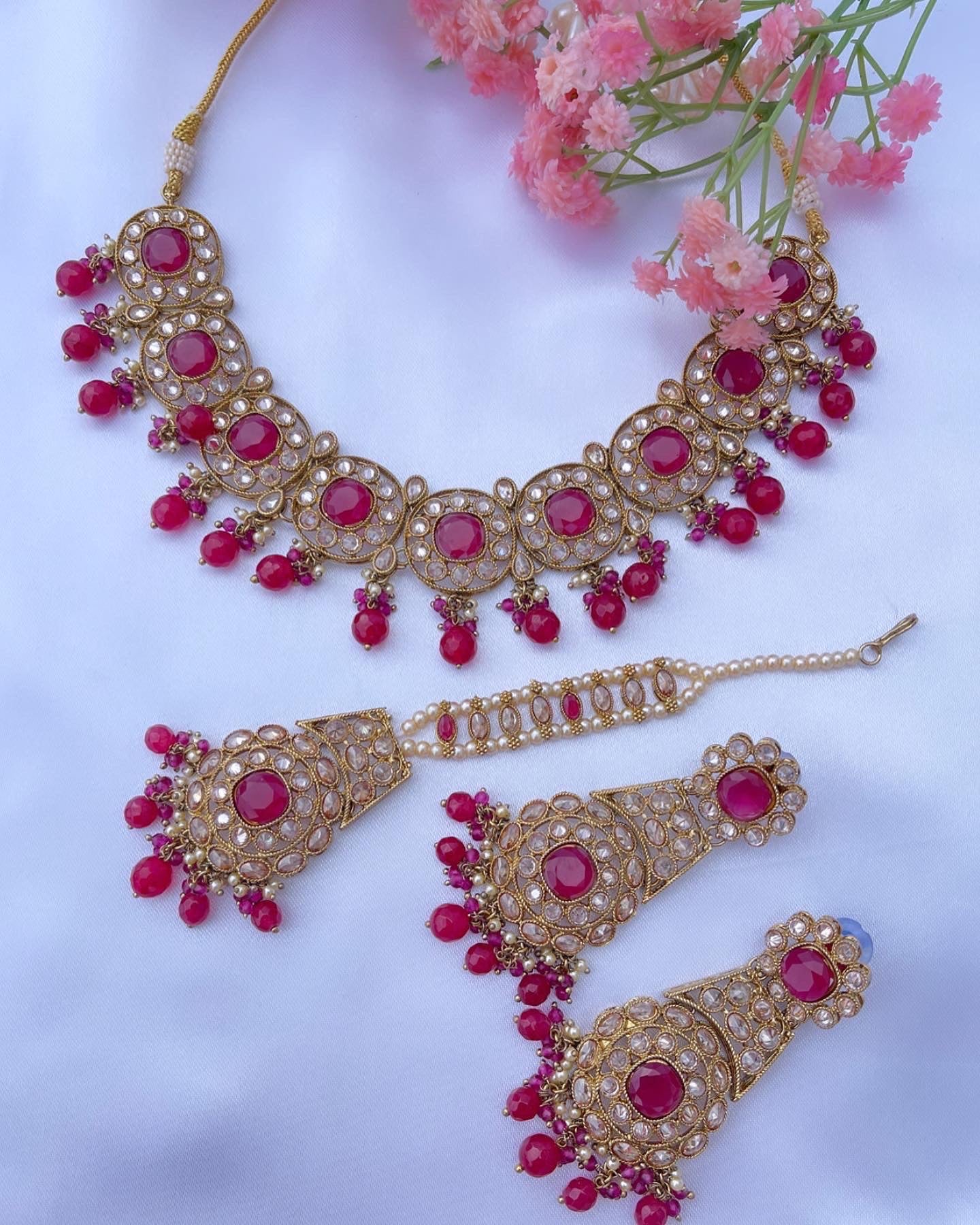 Mannat Ruby Set