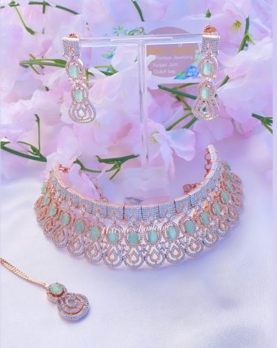 American Diamond Choker set