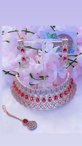 American Diamond Choker set