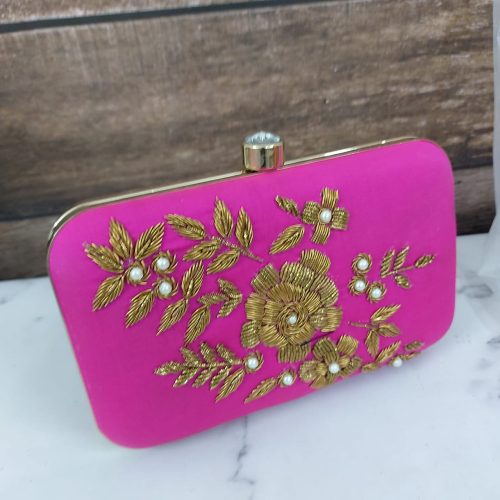 Hot Pink Clutch Bag