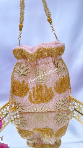 Khushi Pink Potli Bag