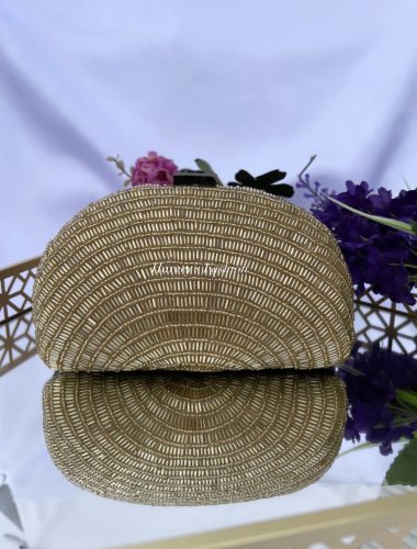 MANYA Gold Clutch Bag