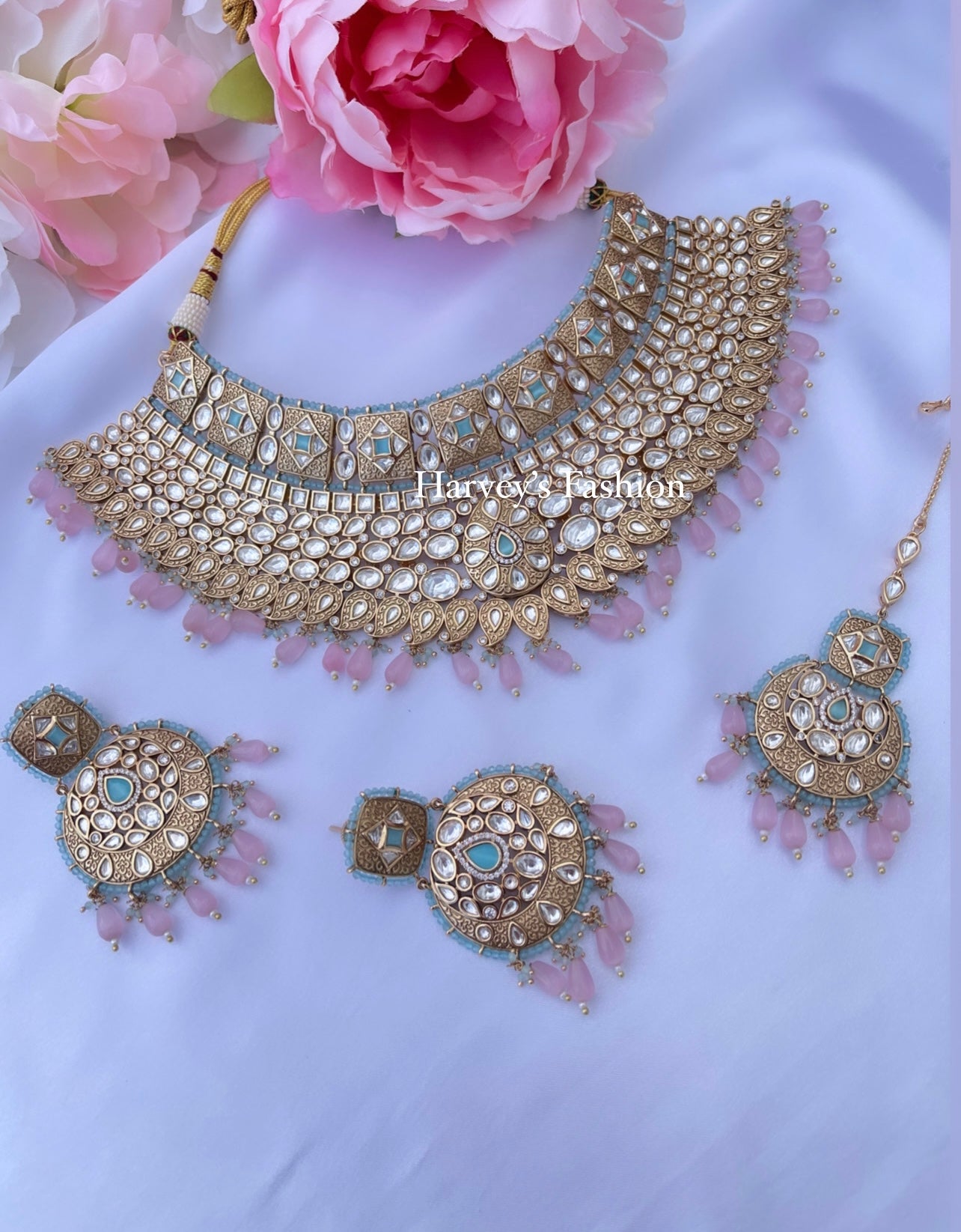 Rekha Uncut Kundan Set