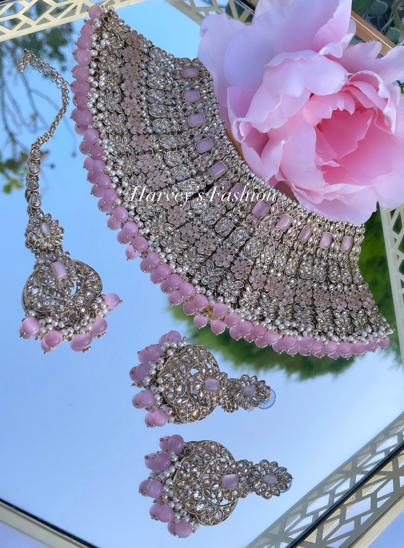 Noor Baby Pink Bridal Set