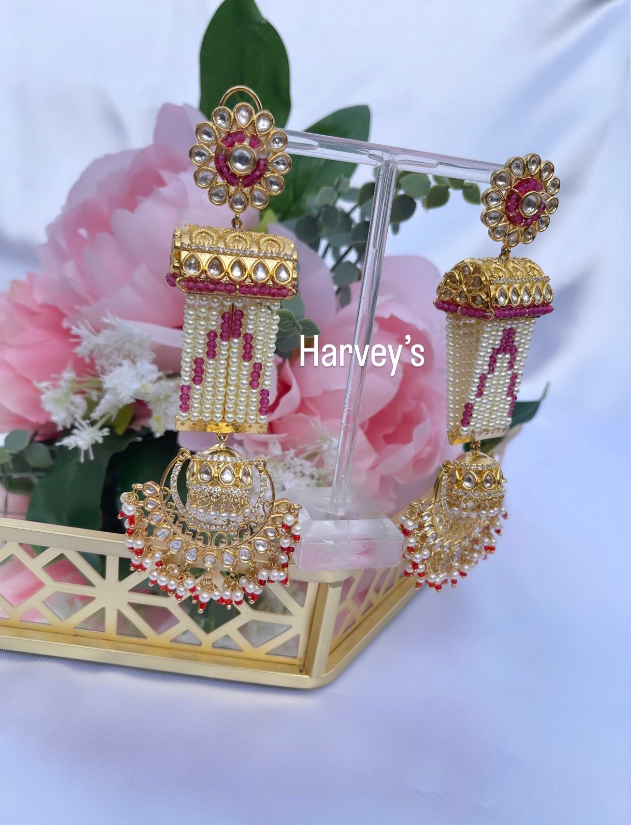 Long Kundan Earring