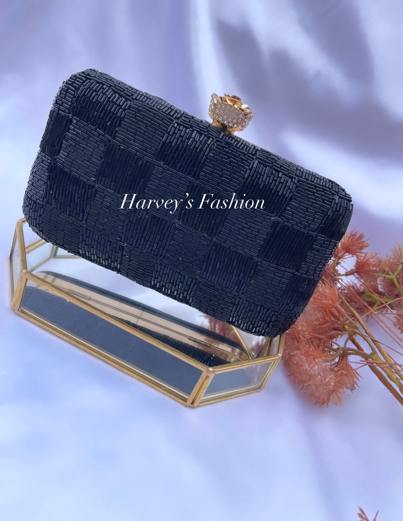 Kirat Black Clutch Bag