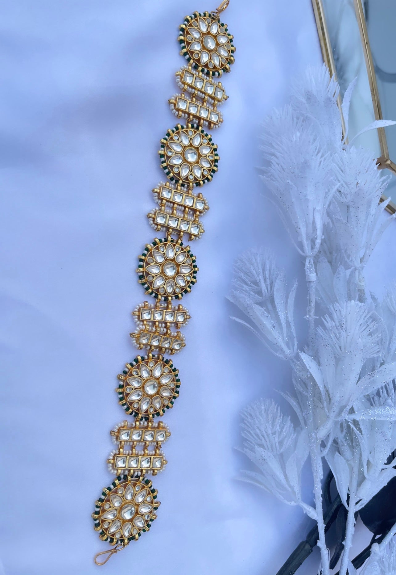 Pachi Kundan Headpiece