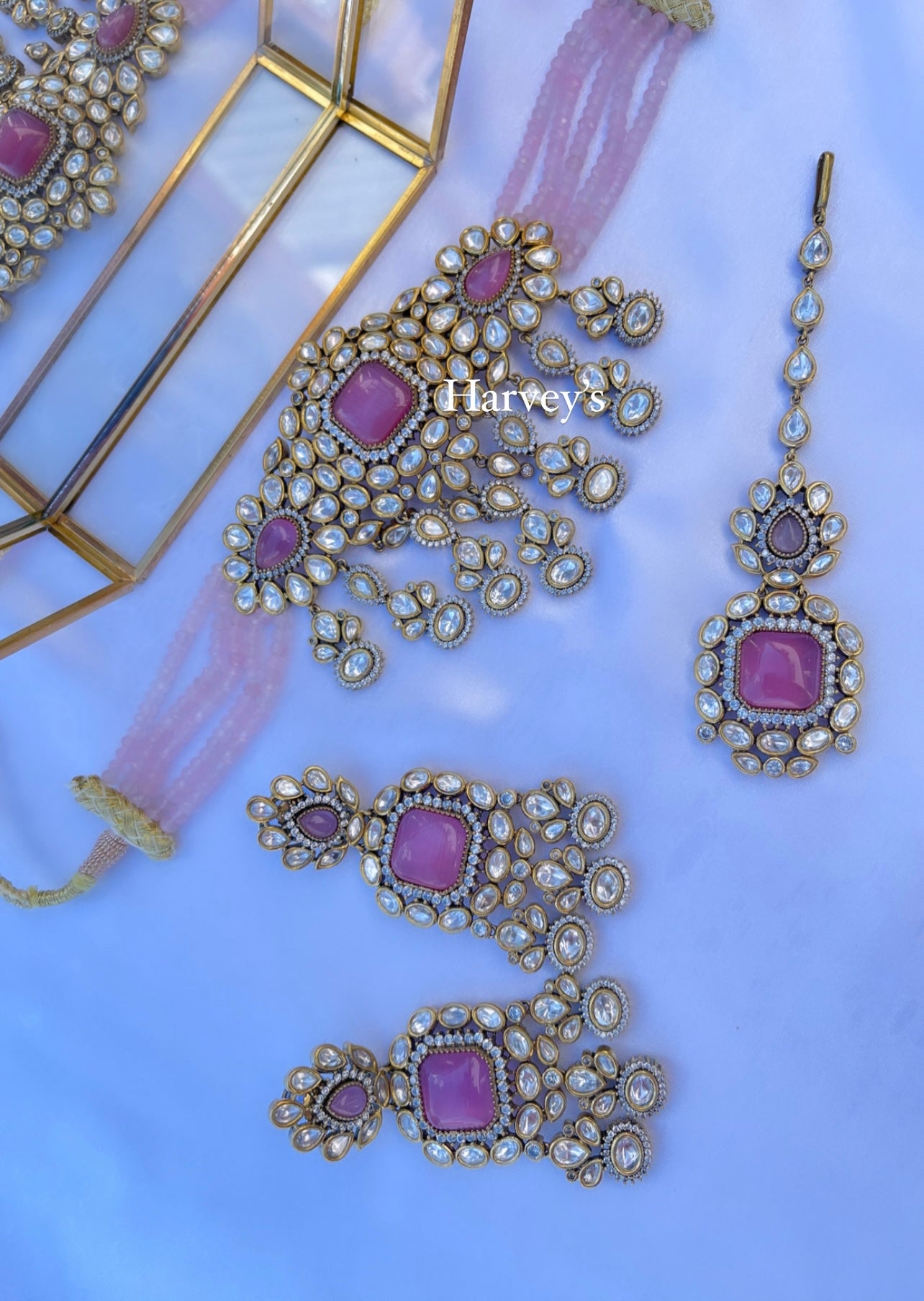 Riya Pink Choker Set