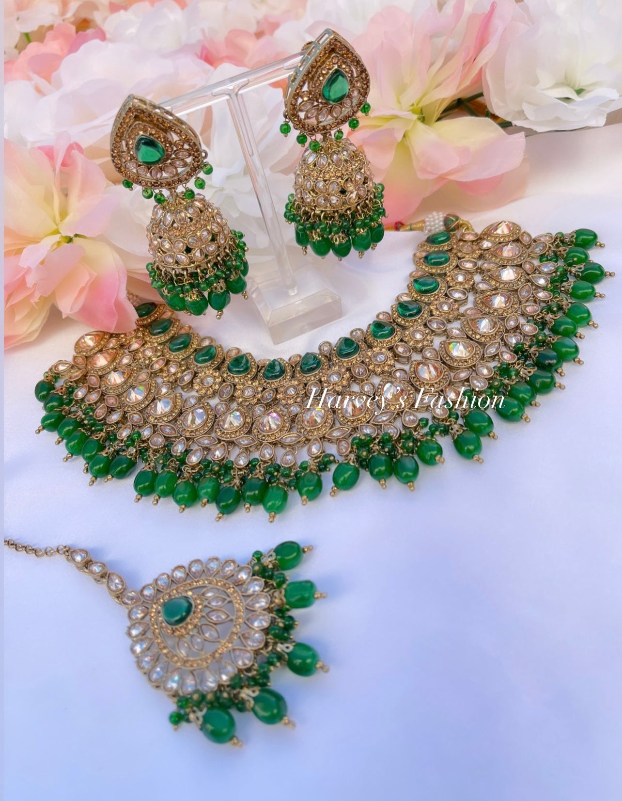 Himani Green Bridal Set