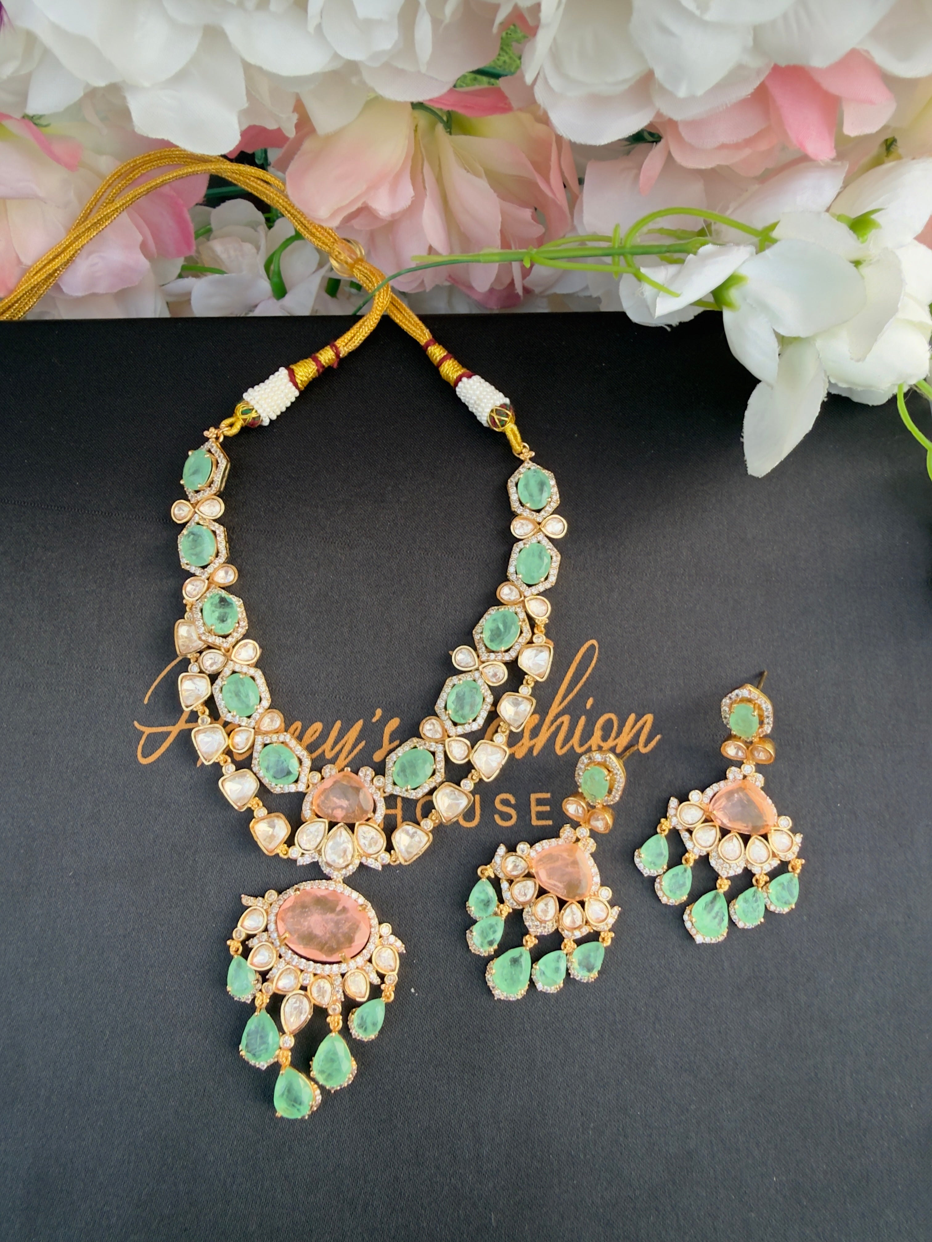 Moissanite designer necklace premium edition