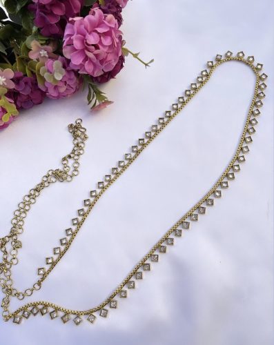 Haspira Gold Saree Belt - Add a Touch of Glamour to Your Ethnic Look