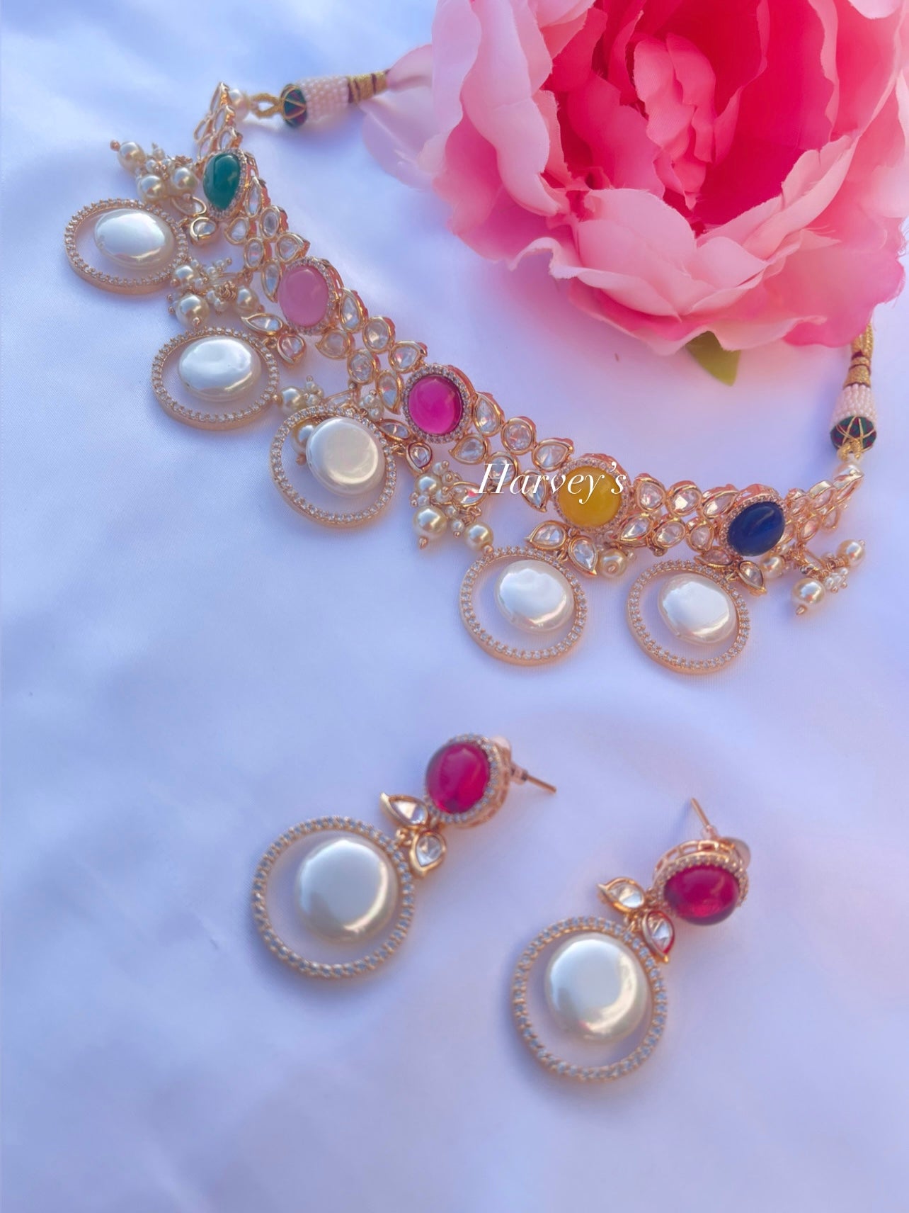 Rehmat Multi Choker Set
