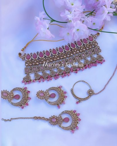 Pink Bridal Set