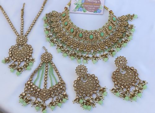 REENA Mint Bridal Set