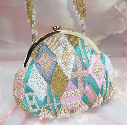 Half Frame Clutch Bag