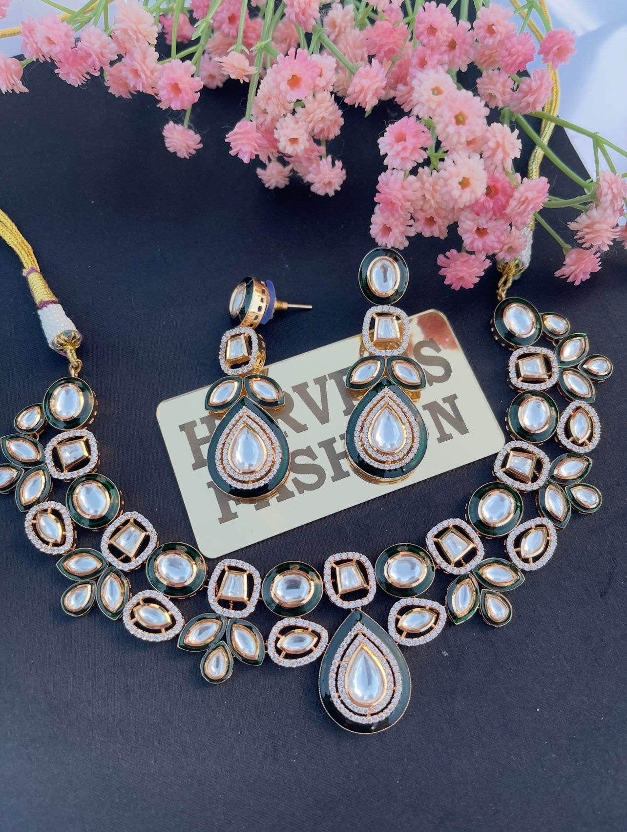 Kundan Green Set