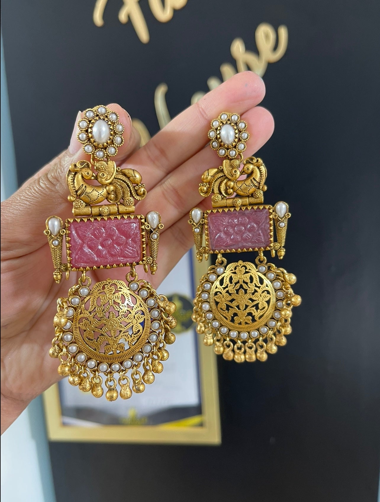 Rahima Pink Earring