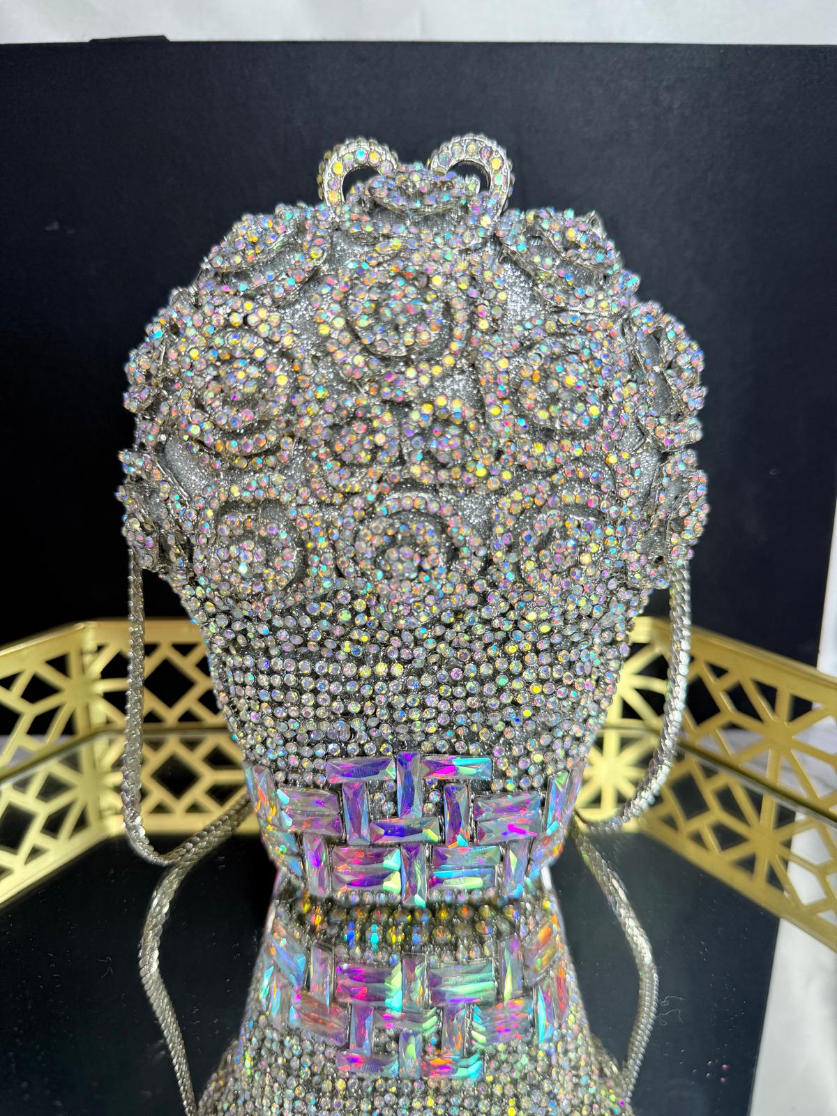 Designer clutch bag