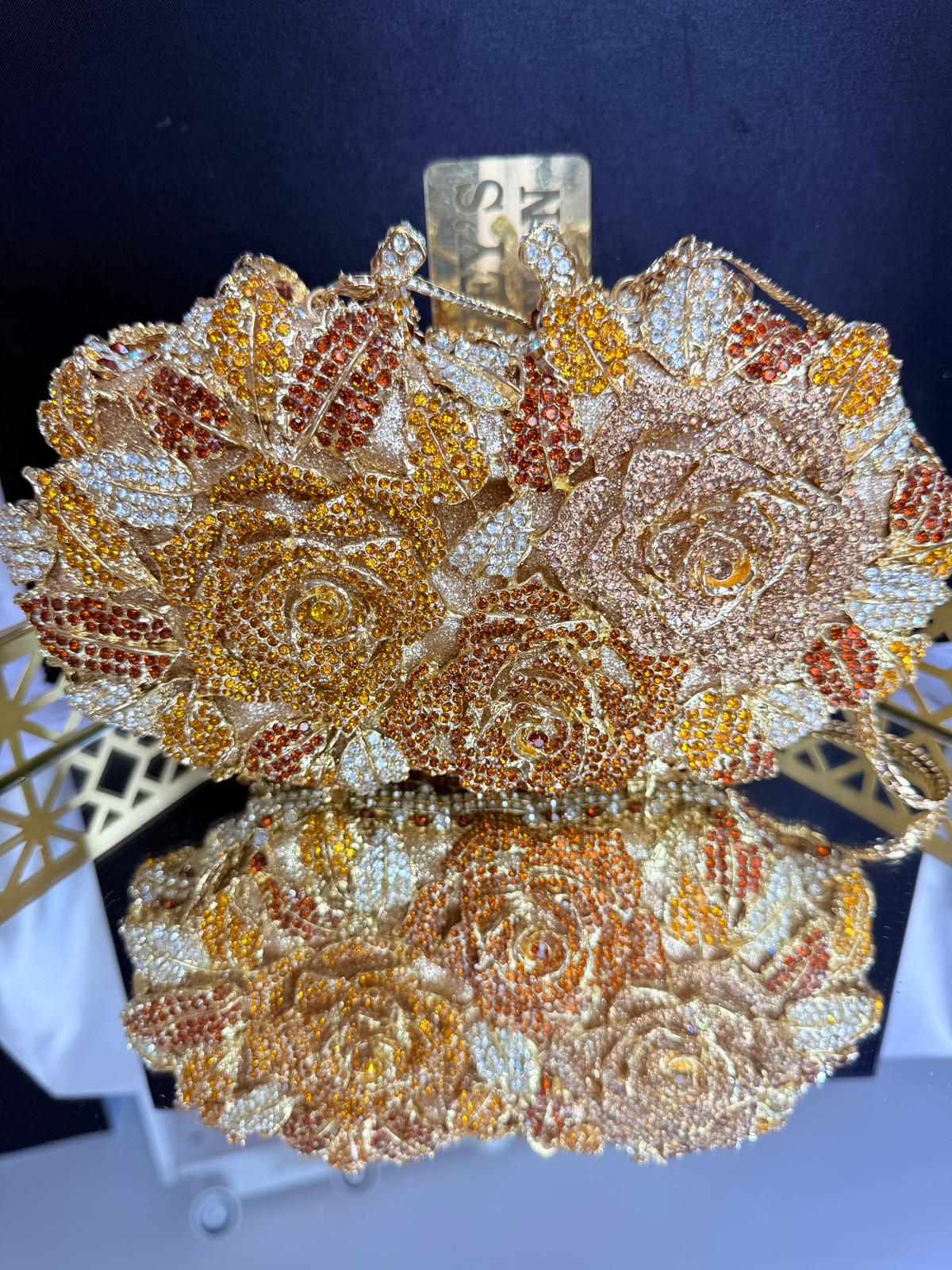 Designer clutch bag