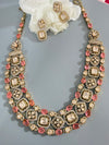 Moissanite kundan necklace set