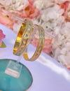 Tiara Hallmark Gold Polish Bangles