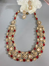 Moissanite kundan necklace
