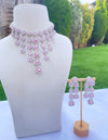 Reet Pink American Diamond Set