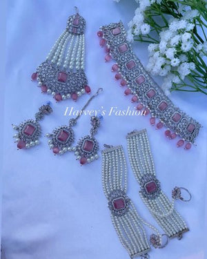 American Diamond Bridal Set