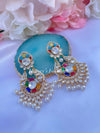 Multi Kundan Earring