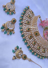 Green Kundan Set