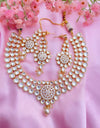 White Kundan Set