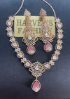 Haseena Kundan  Pink Set