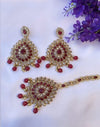 Preet Deep Red Tikka Set