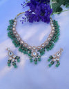 Green Kundan Necklace Set