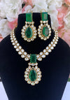 Green Kundan Necklace Set