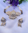 Suman Blue Kundan Set