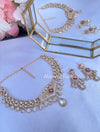 Khushi Uncut Kundan White Necklace Set