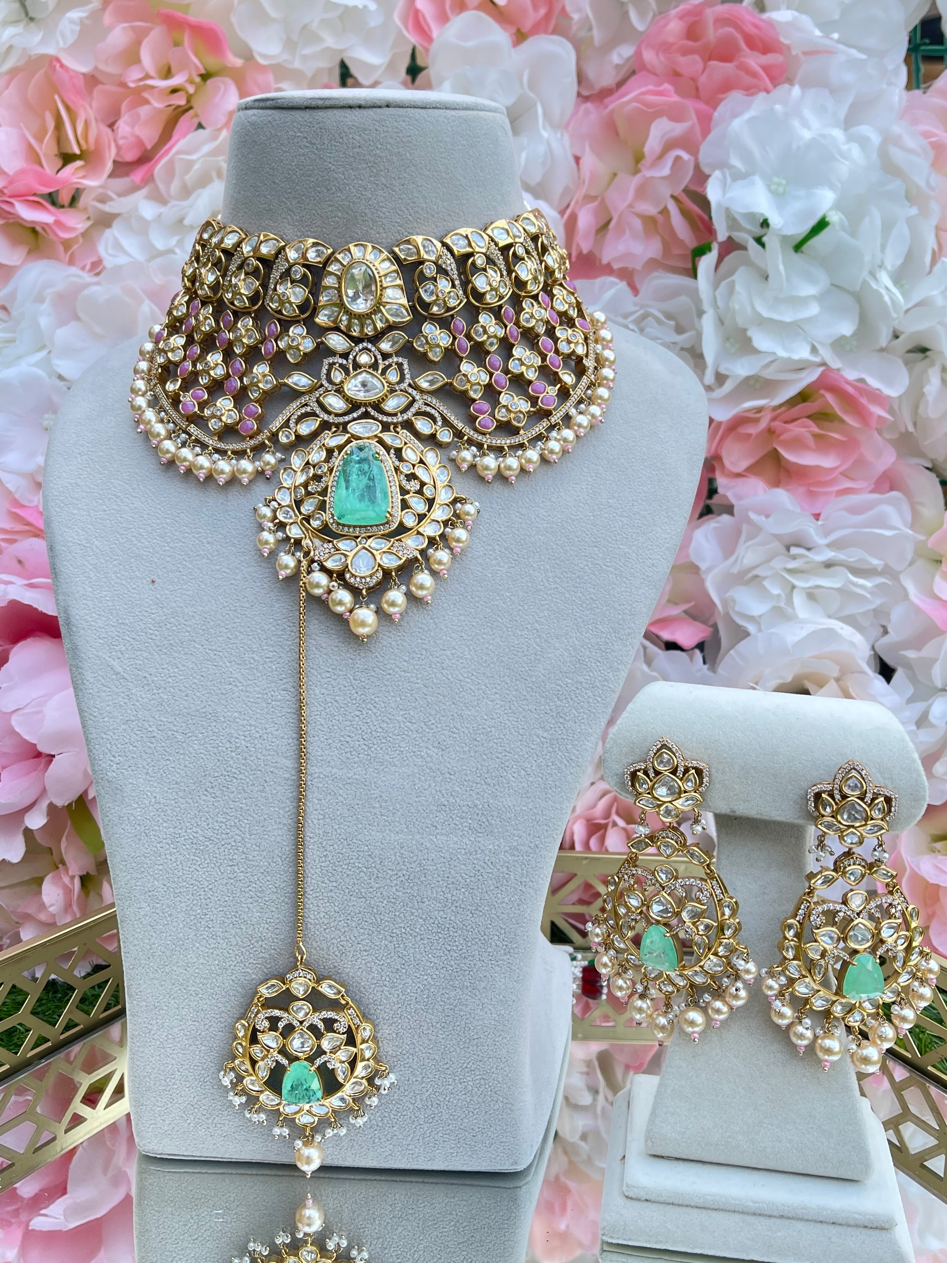 Premium quality Kundan doublet stone