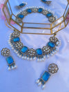 INDER Sky Blue necklace Set