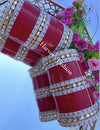 Isha Light Red Bridal Choora