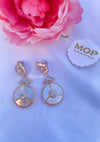 Mehar Gold MOP Earring