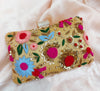 Gold And Multi Clutch Bag