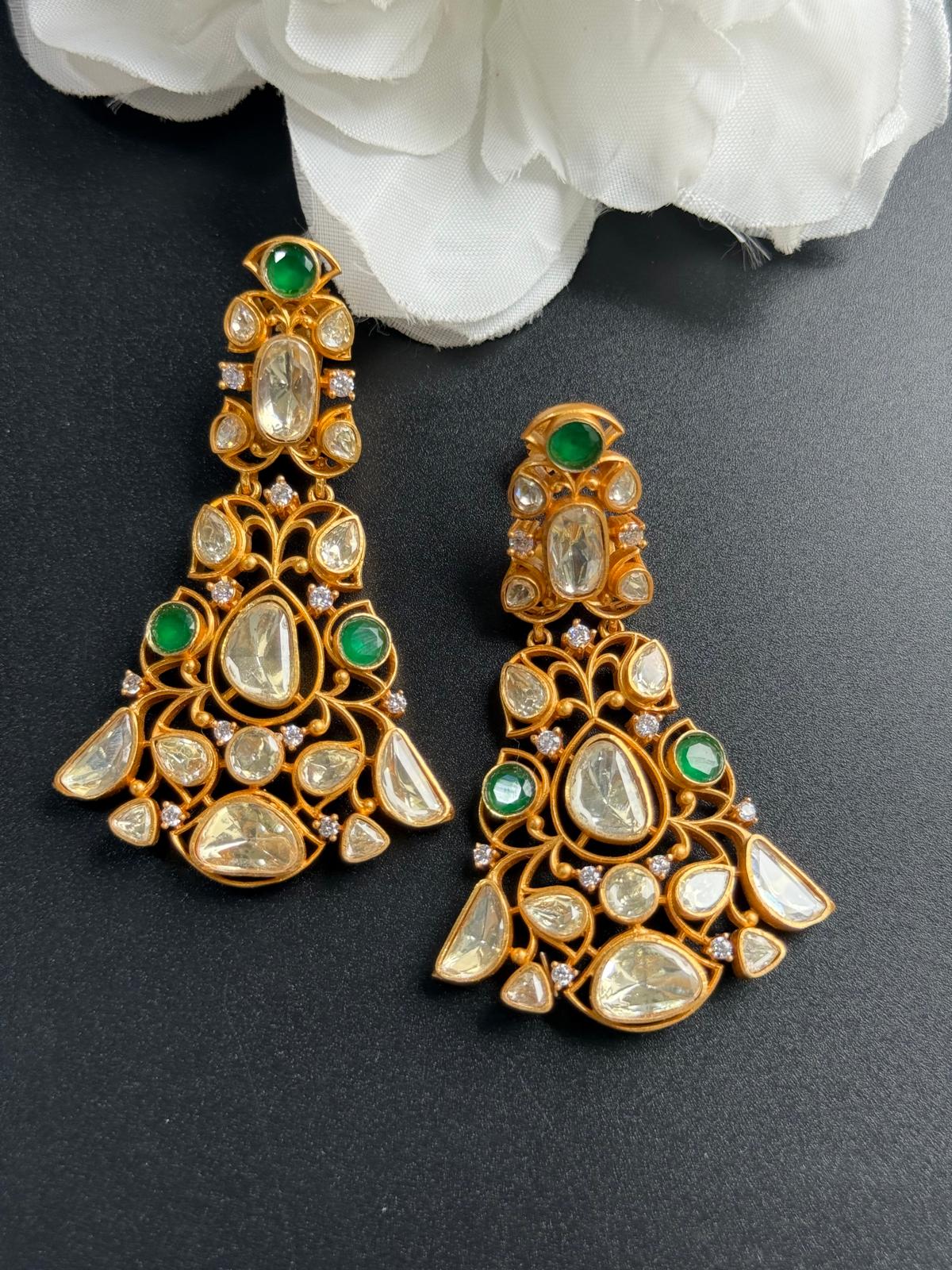 Premium quality green earring