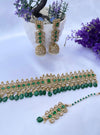 Riya Green Choker Set