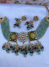 Neha Kundan Mint Set